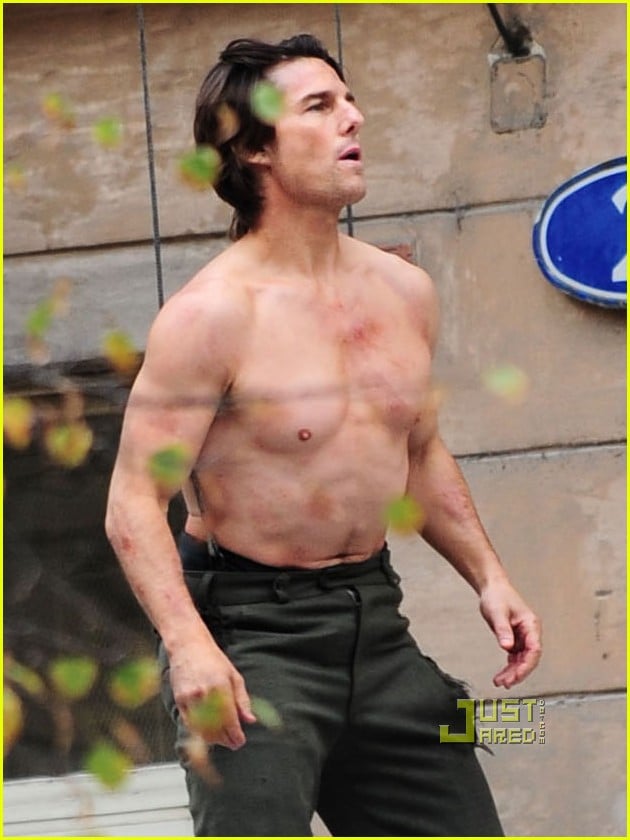 Tom Cruise Shirtless Stunts For M I Photo Shirtless Tom