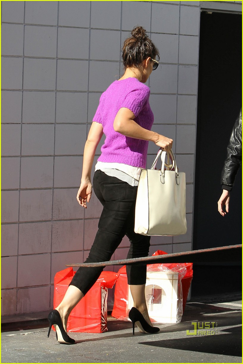Photo: katie holmes purple top 04 | Photo 2499140 | Just Jared
