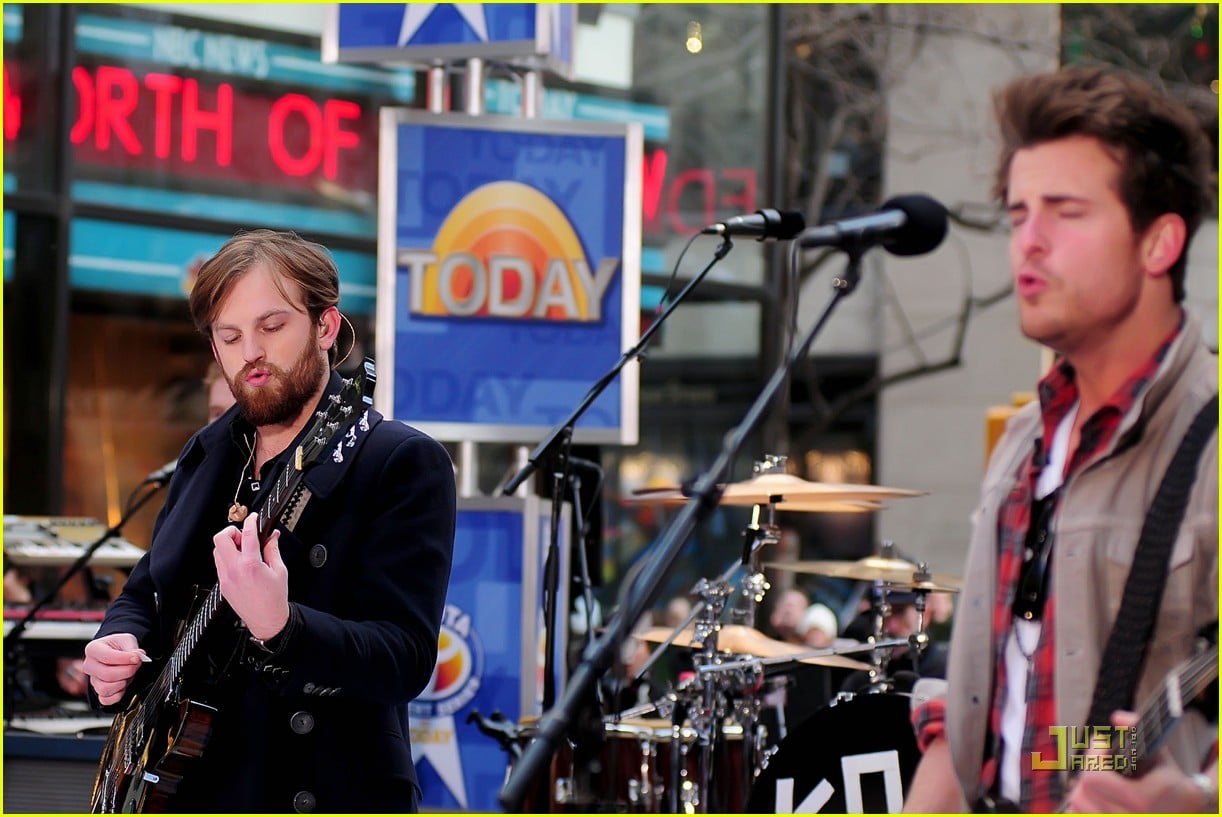 Kings of Leon 'Radioactive' Today Show! Photo 2498483 Caleb