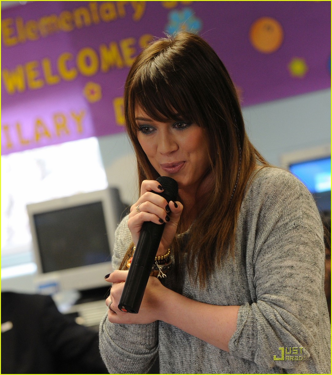 Hilary Duff Brings Blessings in a Backpack to Atlanta Photo 2529418 Hilary Duff Photos Just