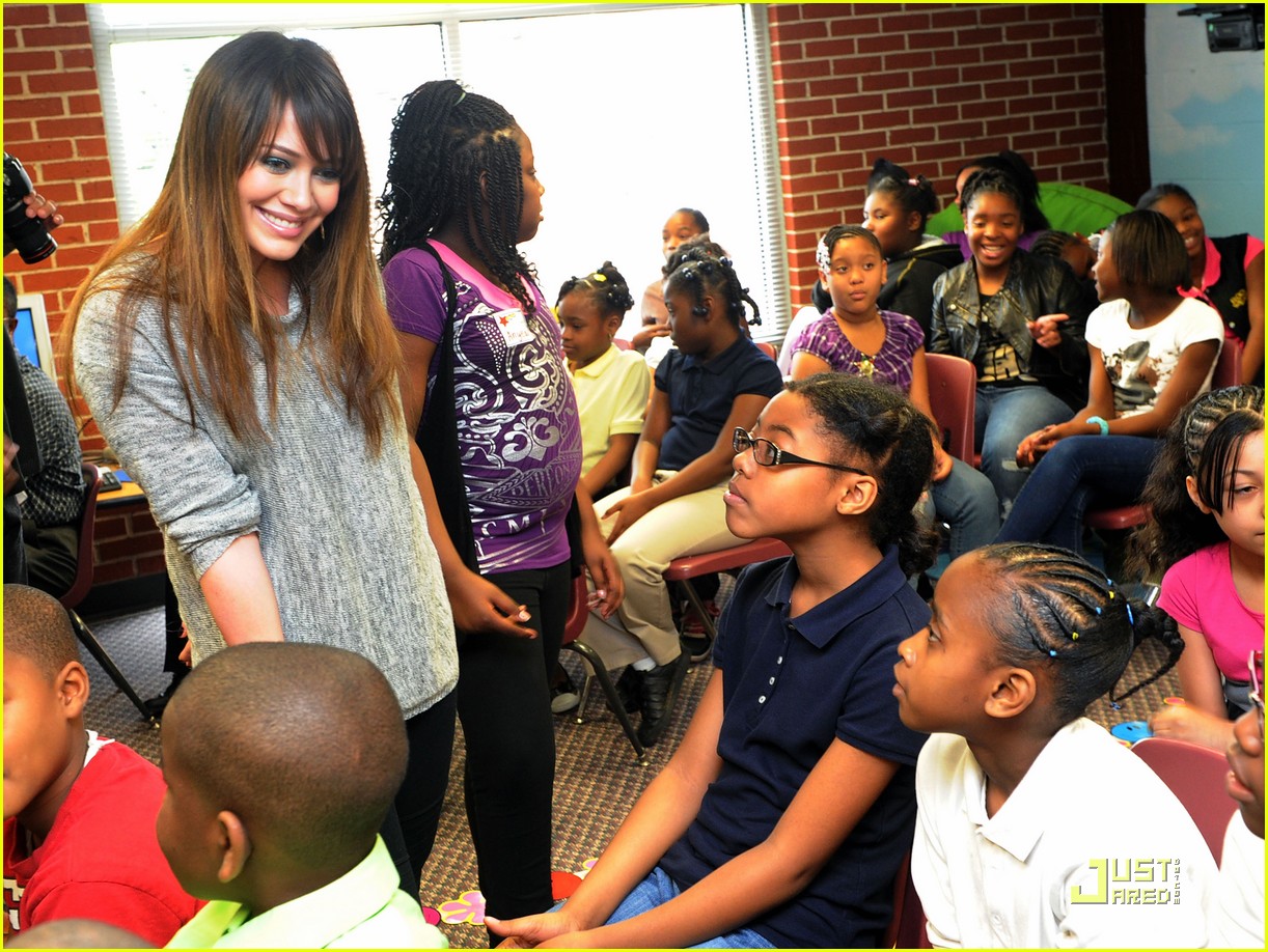 Hilary Duff Brings Blessings in a Backpack to Atlanta Photo 2529428 Hilary Duff Photos Just