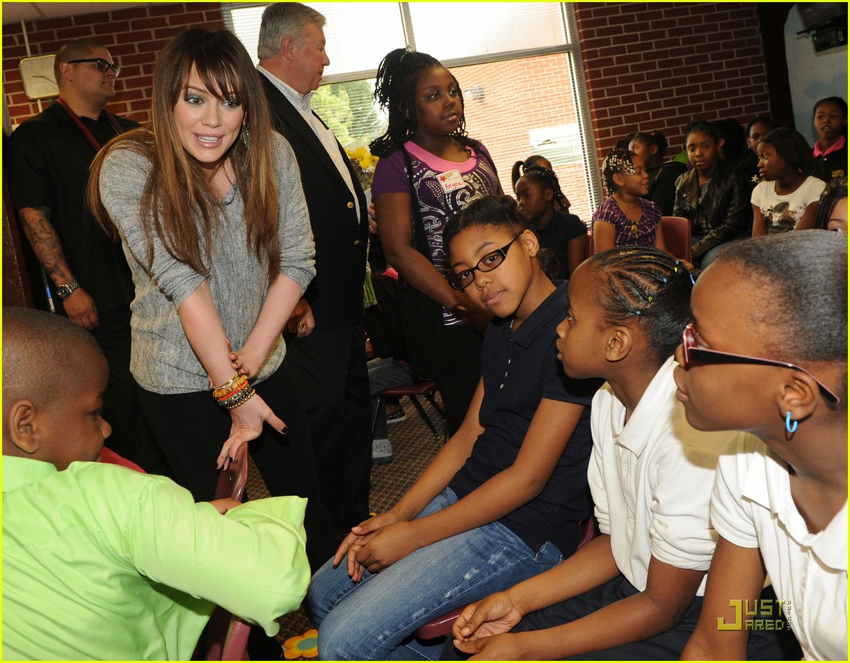 Hilary Duff Brings Blessings in a Backpack to Atlanta Photo 2529429 Hilary Duff Photos Just