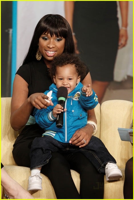 Jennifer Hudson The View With David Jr Photo Celebrity Babies David Otunga David Otunga Jr Jennifer Hudson Pictures Just Jared