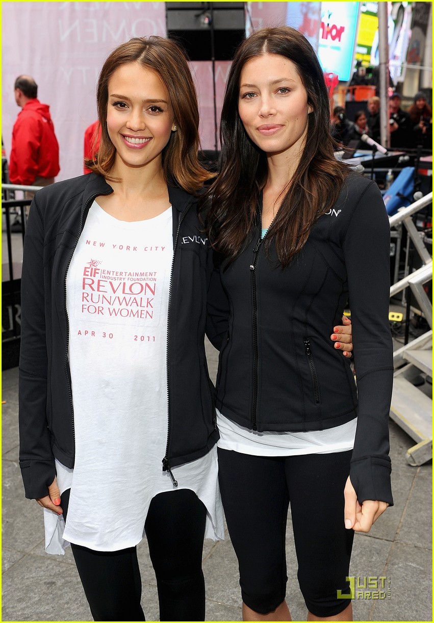 Jessica Alba & Jessica Biel: EIF Revlon Run/Walk!: Photo 2539521 ...