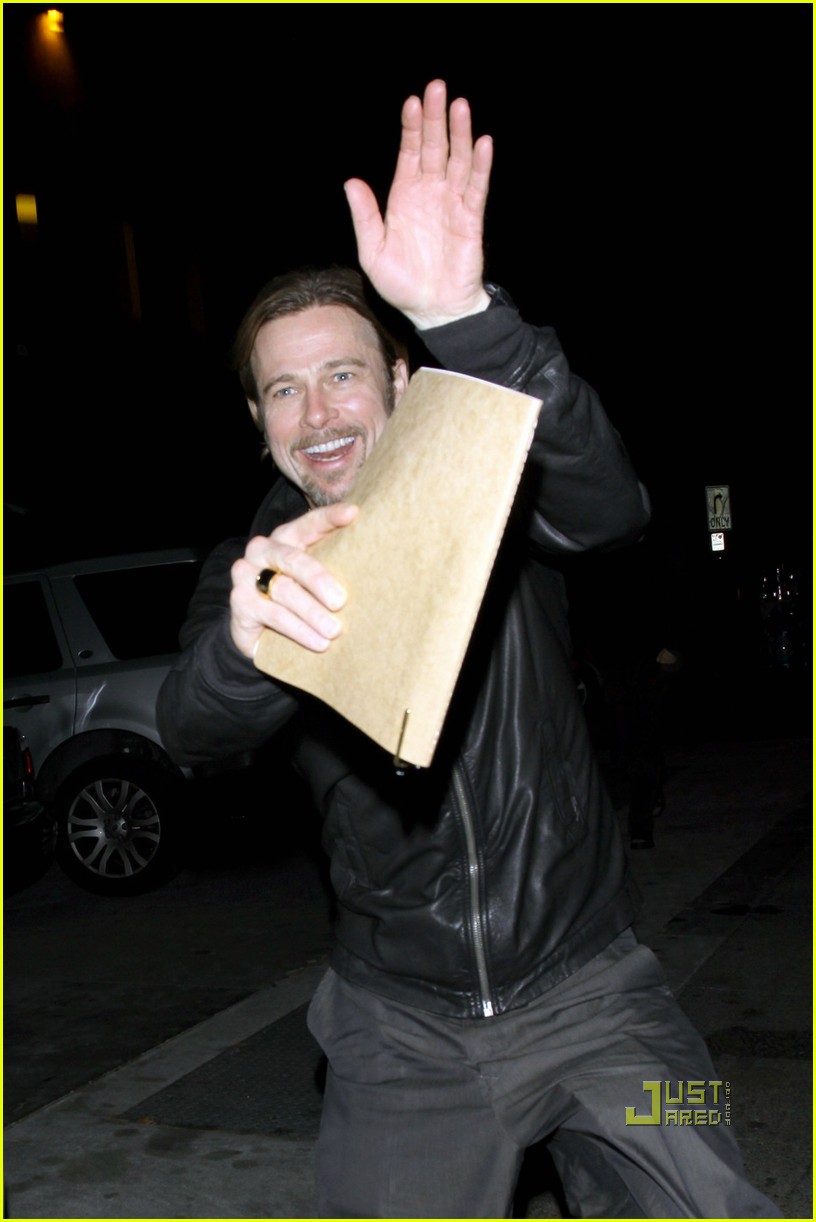 Brad Pitt All Smiles at Akasha Photo 2533033 Brad Pitt Photos