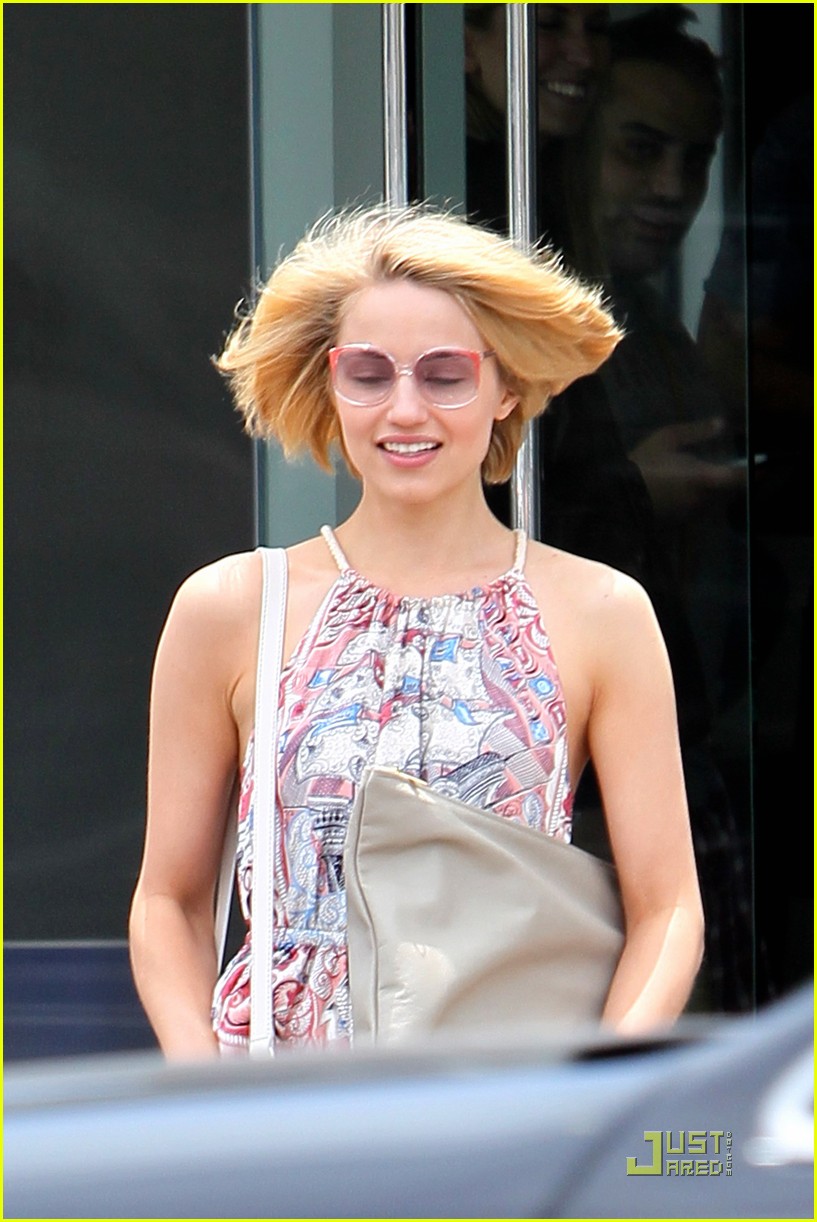 Dianna Agron Haircut Touchups! Photo 2543614 Dianna Agron, Glee