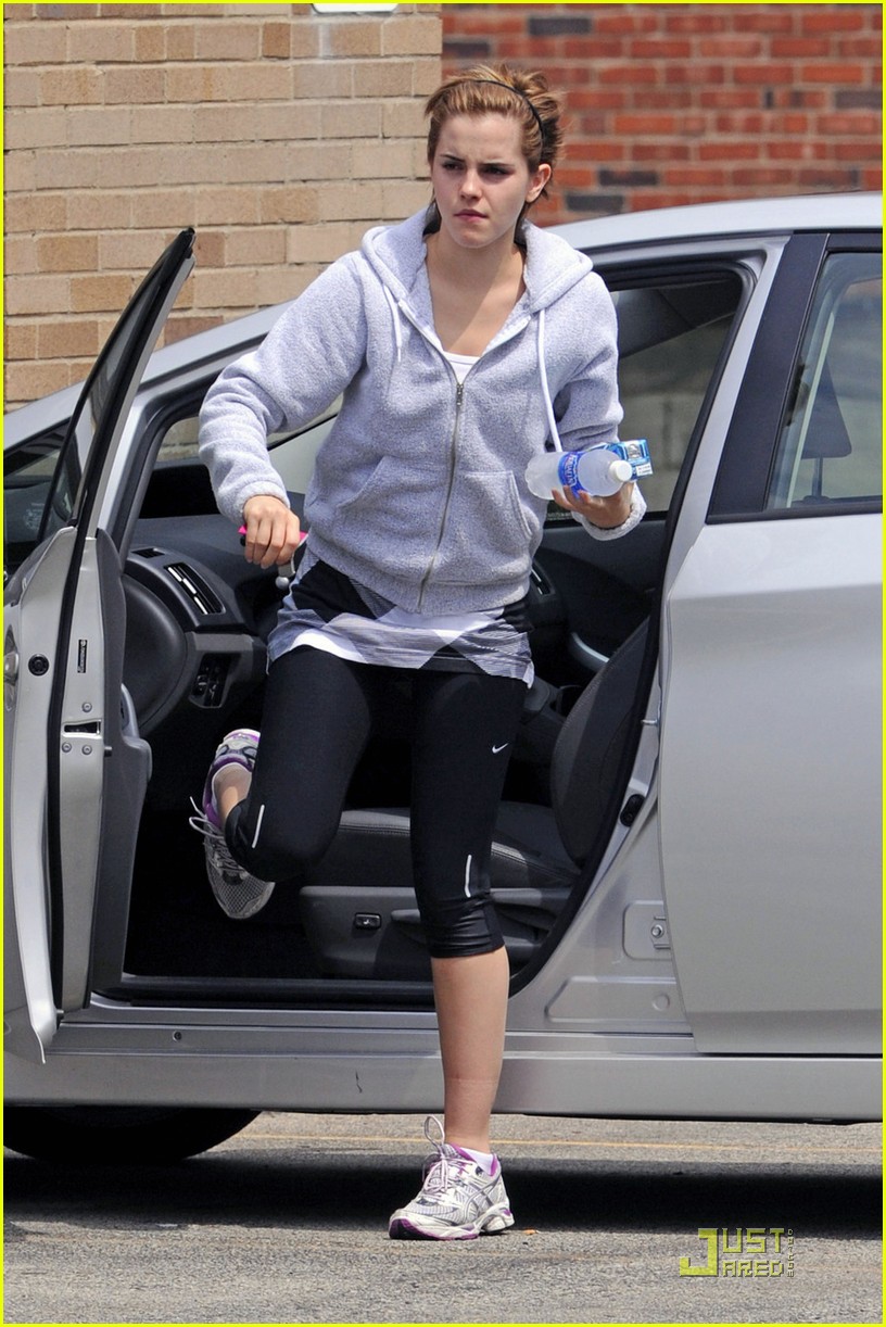 Emma Watson: Weekend Workout.