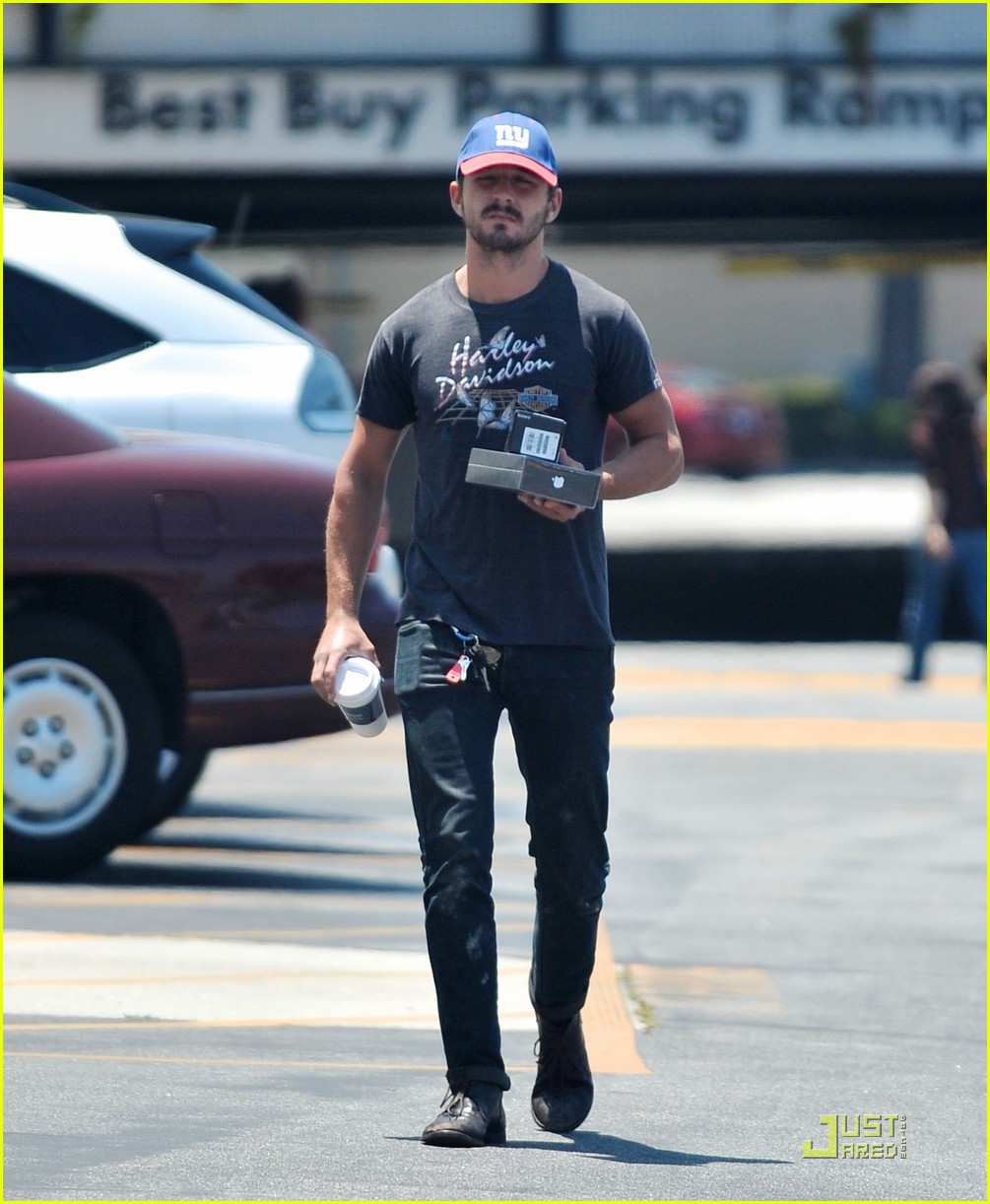shia labeouf motorcycle wall street