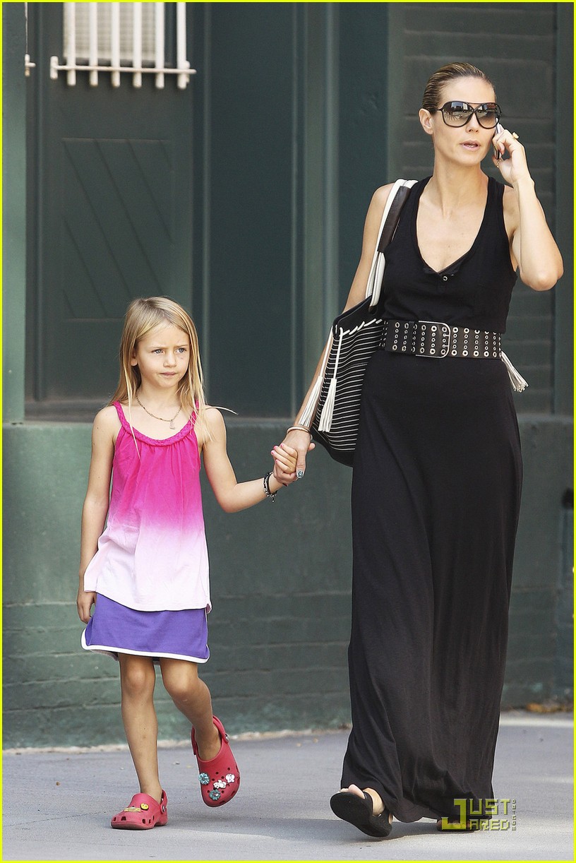 Heidi Klum School Run with the Kids! Photo 2559950 Celebrity Babies