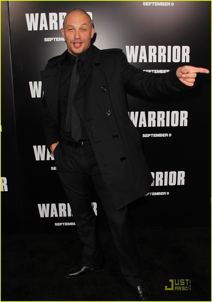 Tom Hardy: 'Warrior' Premiere with Jennifer Morrison!: Photo 2577322