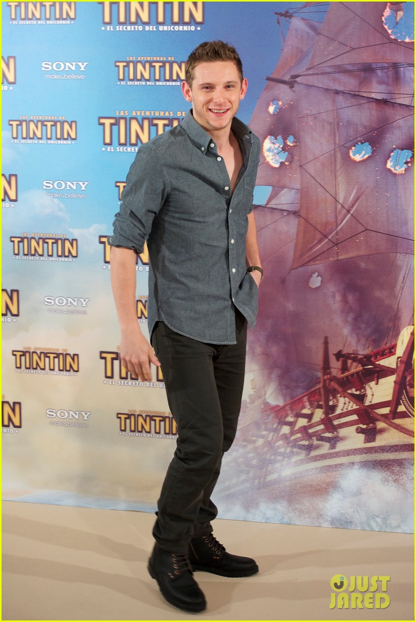 Jamie Bell Takes 'Adventures of Tintin' to Rome Photo 2594609 Jamie