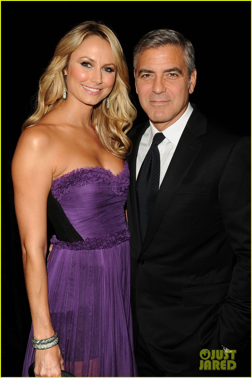 Clooney Hollywood Film Awards With Stacy Keibler! Photo
