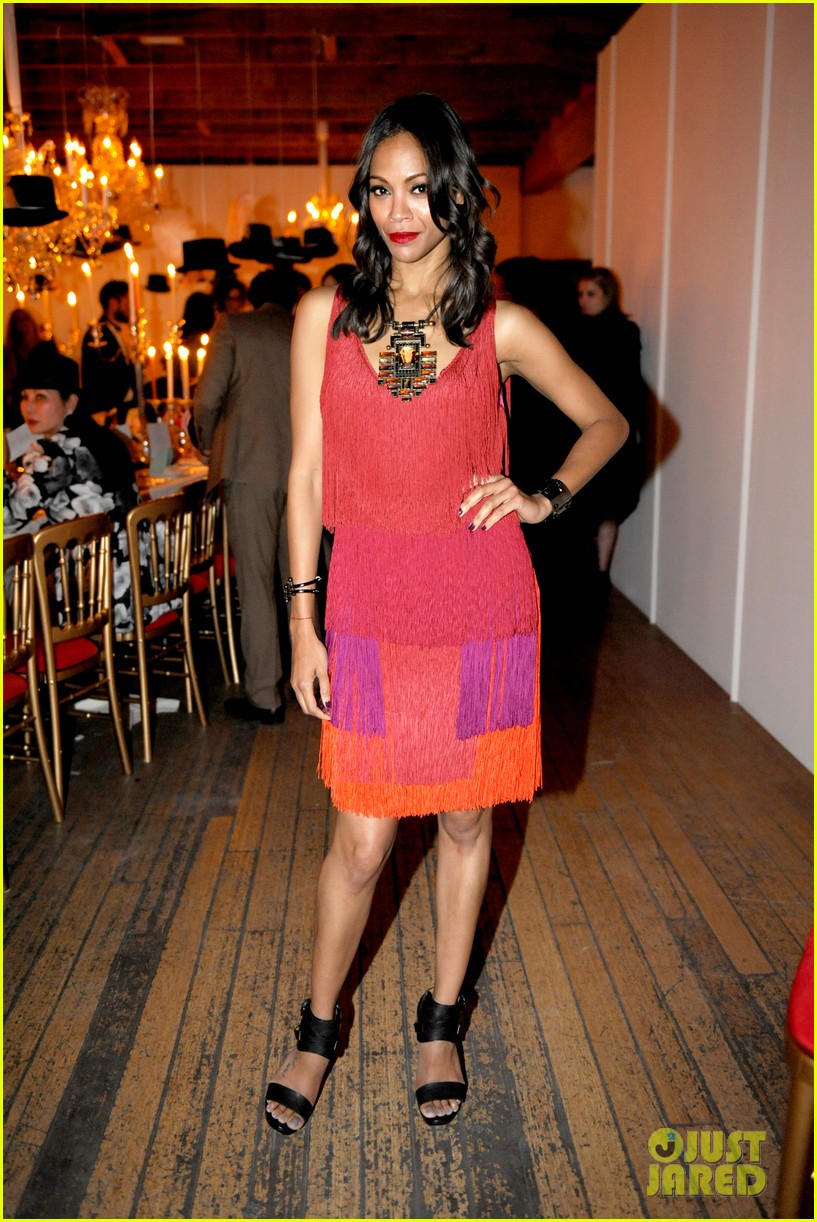 Jessica Alba & Zoe Saldana Lanvin Rendezvous! Photo 2598540 Brad