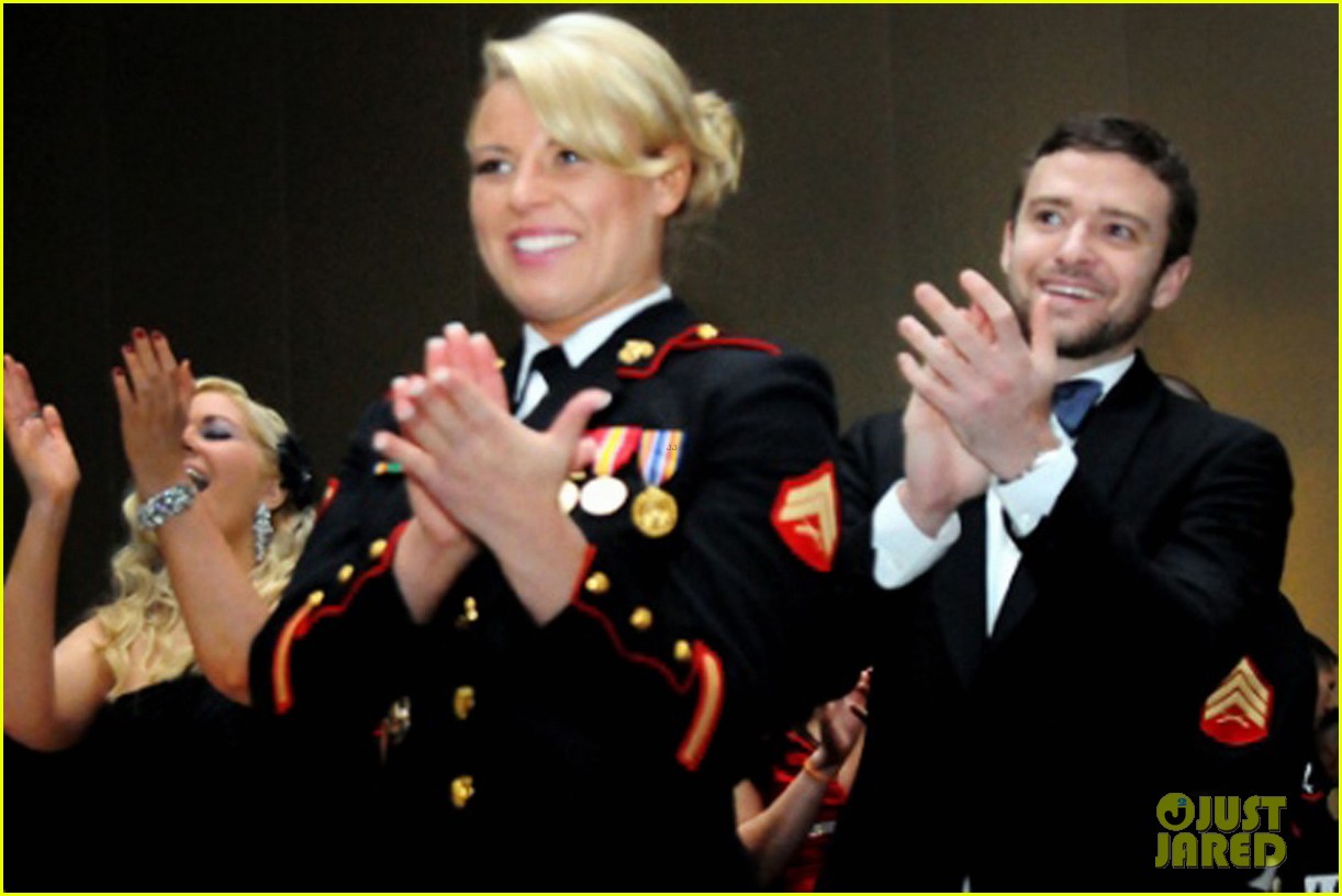 Justin Timberlake Marine Corps Ball Pic! Photo 2600105 Justin