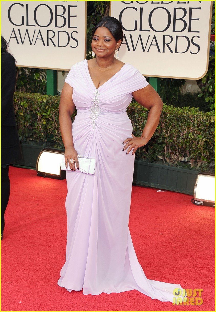 Octavia Spencer Golden Globes 2012 Red Carpet Photo 2618385 2012(02)