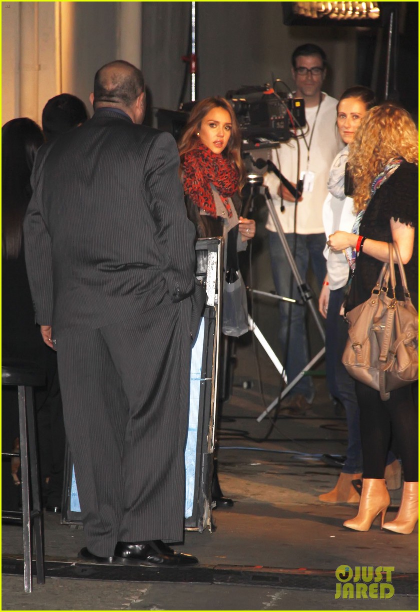 Jessica Alba 'Jimmy Kimmel Live!' Visit Photo 2632278 Cash Warren