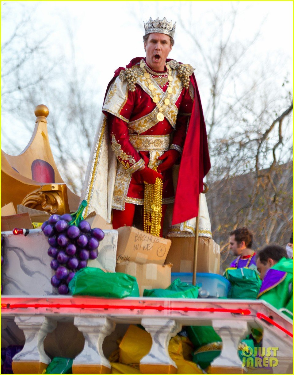 Will Ferrell King of Mardi Gras! Photo 2631328 Will Ferrell Photos