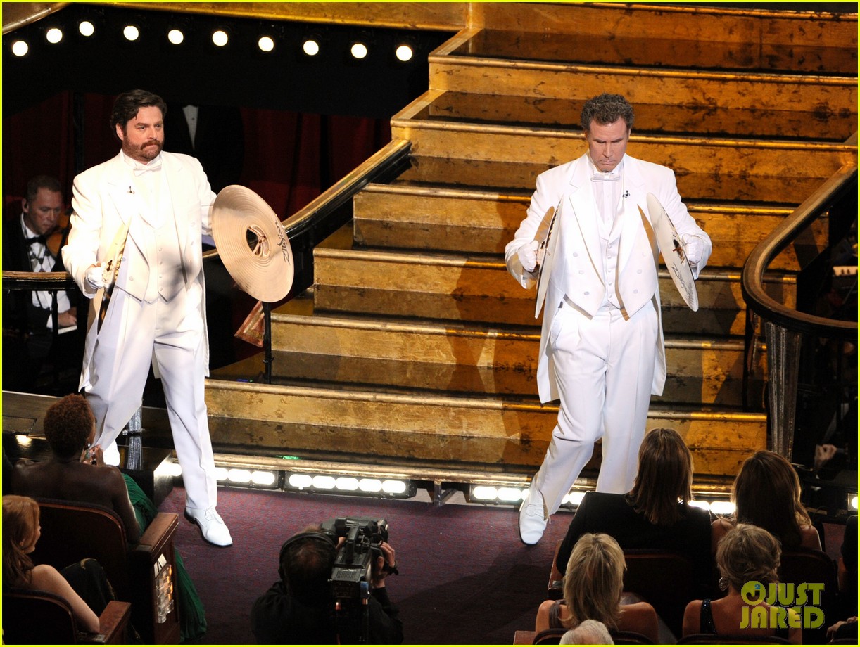 Will Ferrell & Zach Galifianakis Oscars 2012 Presenters Photo
