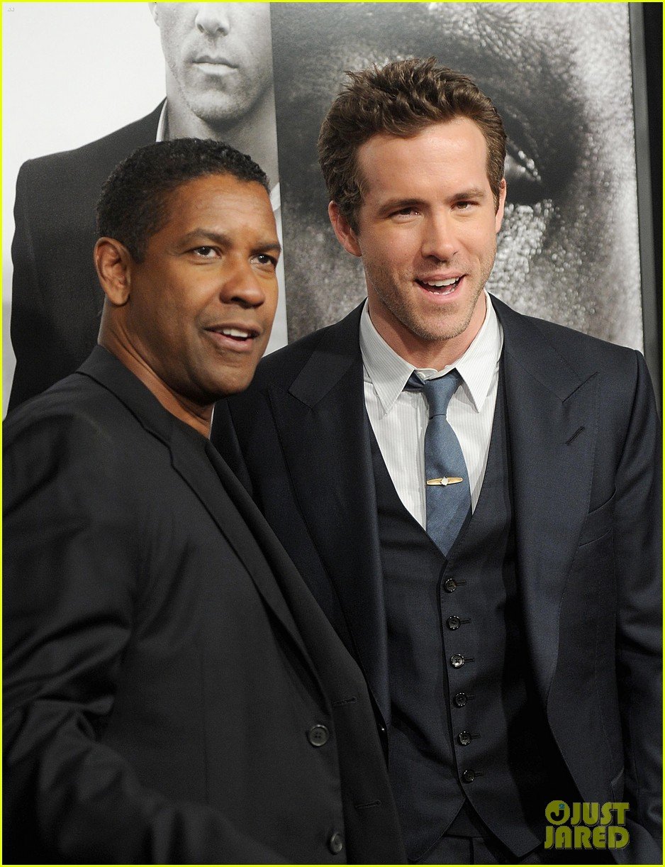 Ryan Reynolds & Denzel Washington 'Safe House' Premiere! Photo