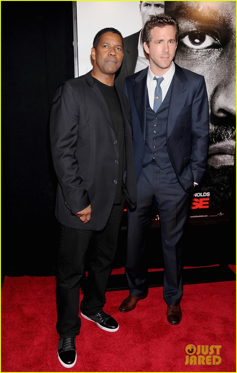 Ryan Reynolds & Denzel Washington 'Safe House' Premiere! Photo