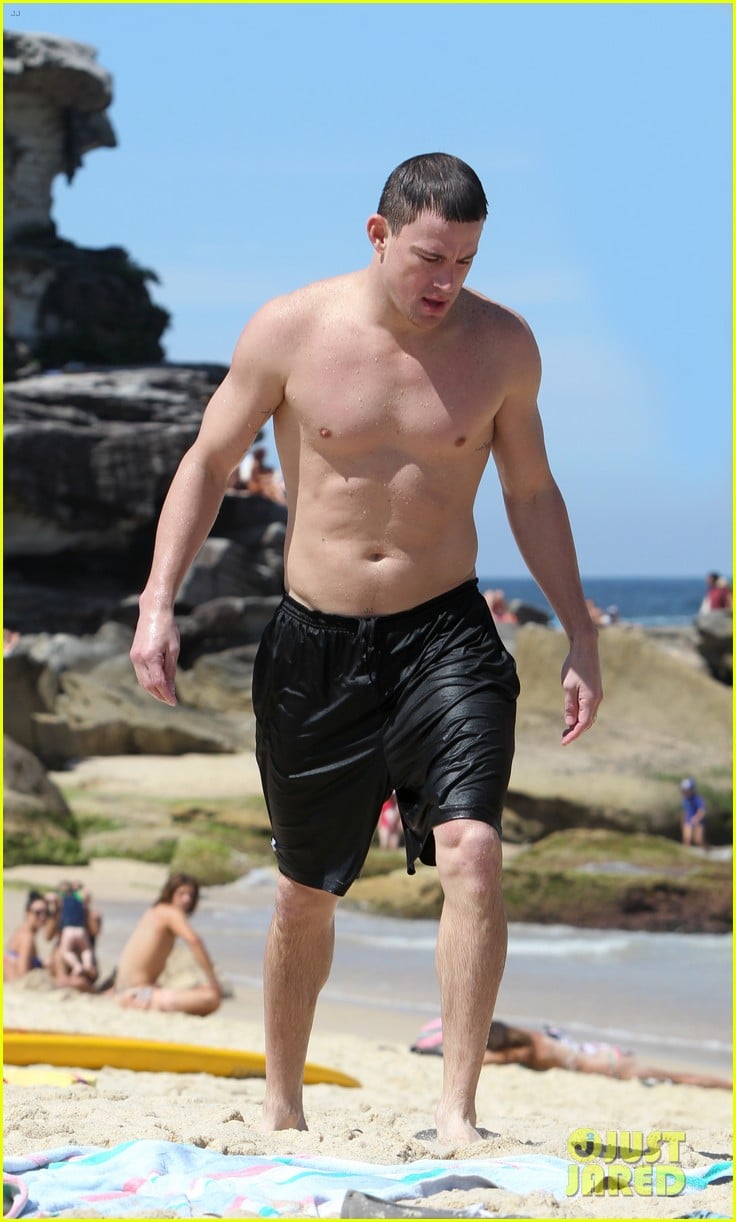 The Four Body Types, Fellow One Research - Celebrity Channing Tatum Body Type One (BT1) Shape Physique