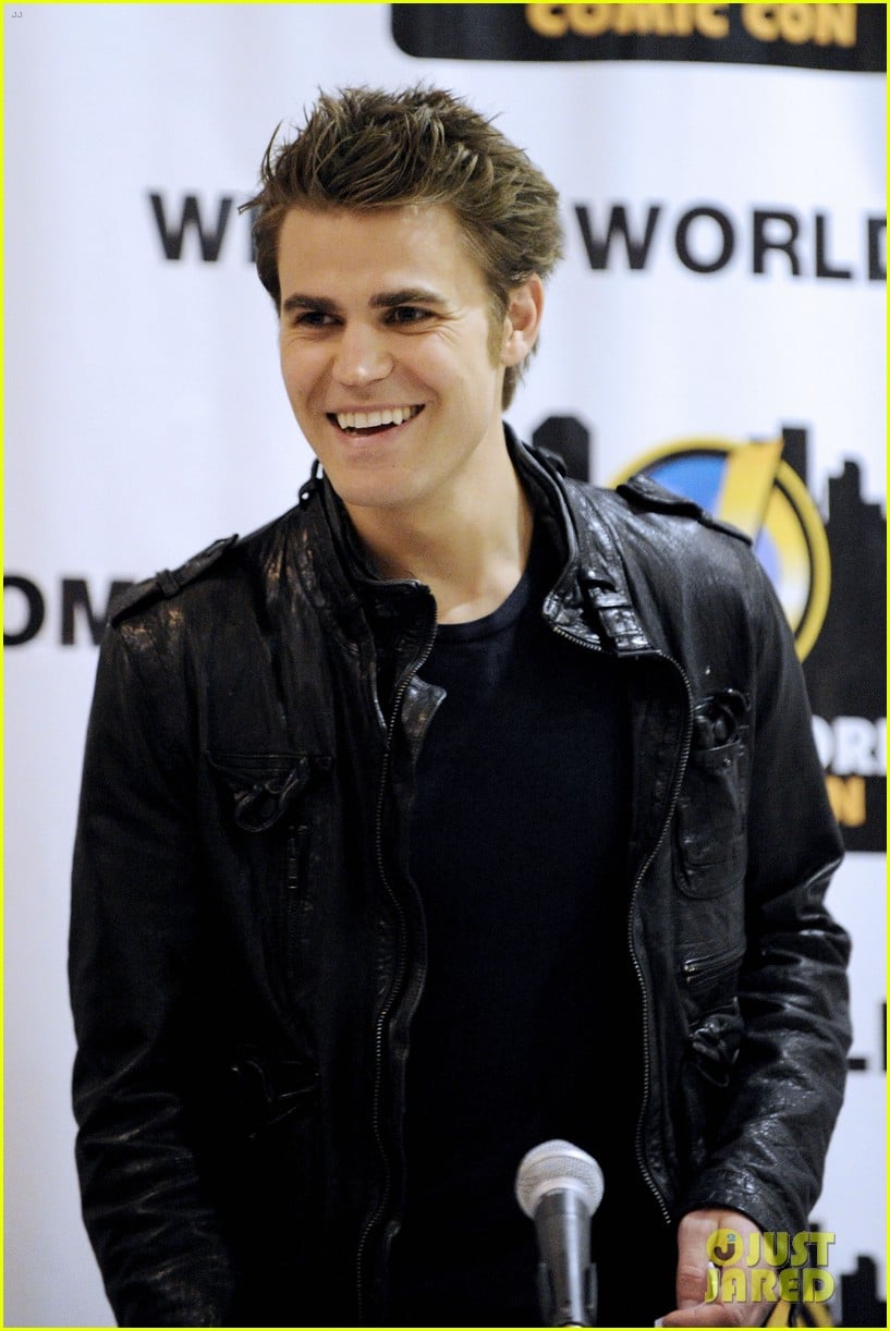 Paul Wesley is all smiles at the Metro Toronto Convention Centre on Saturda...