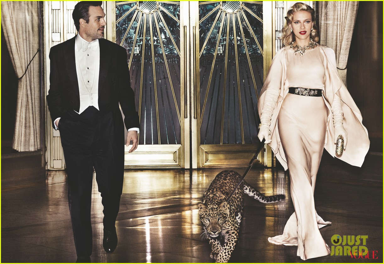 Scarlett Johansson Covers 'Vogue' May 2012 Photo 2648015 Magazine, Mark Ruffalo, Scarlett