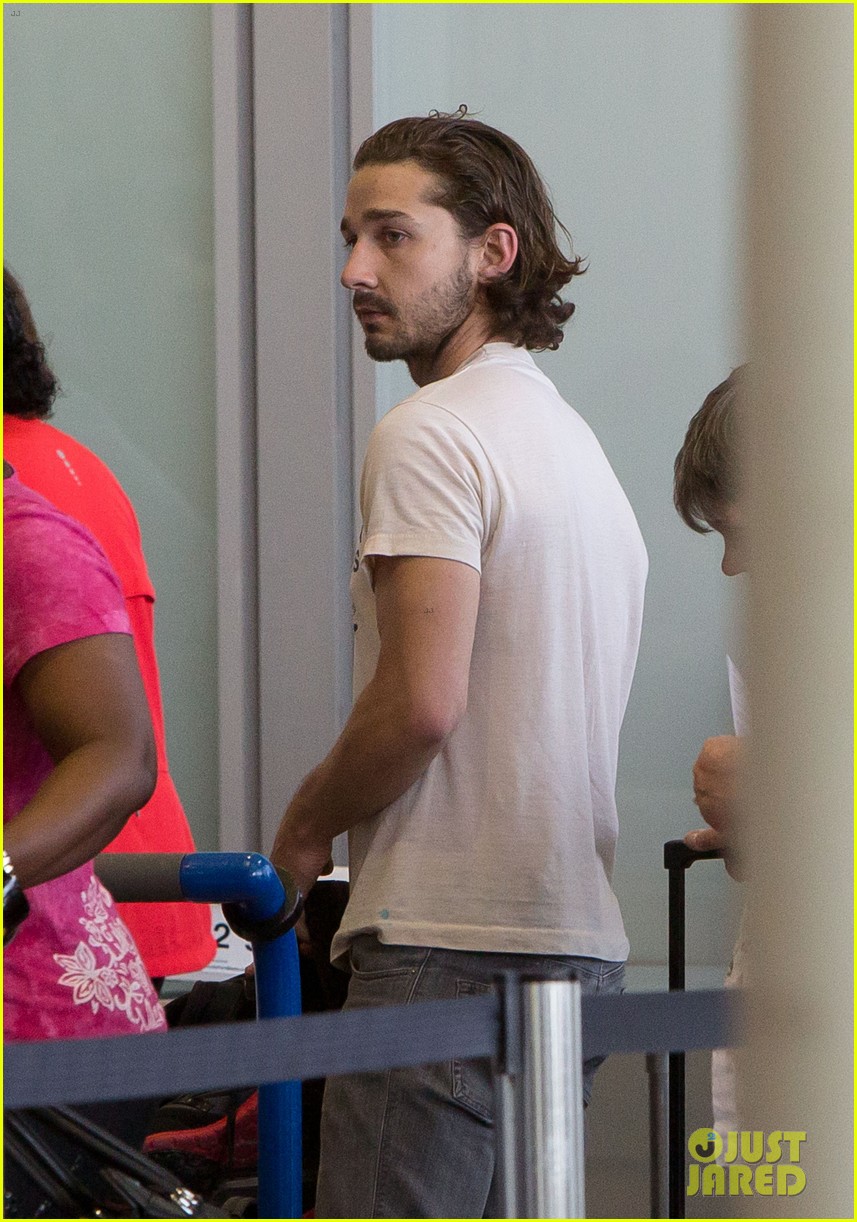 Shia Labeouf 'Pennsylvania Senior Games' Tee at LAX Photo 2657965