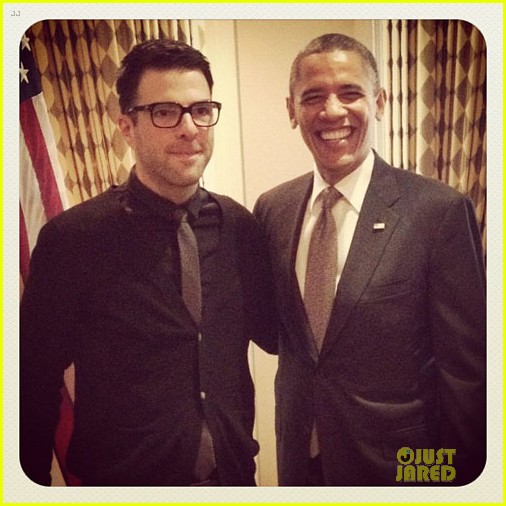 President Obama Meets with Young Hollywood Photo 2672066 Barack Obama, Brandon Routh, Dianna