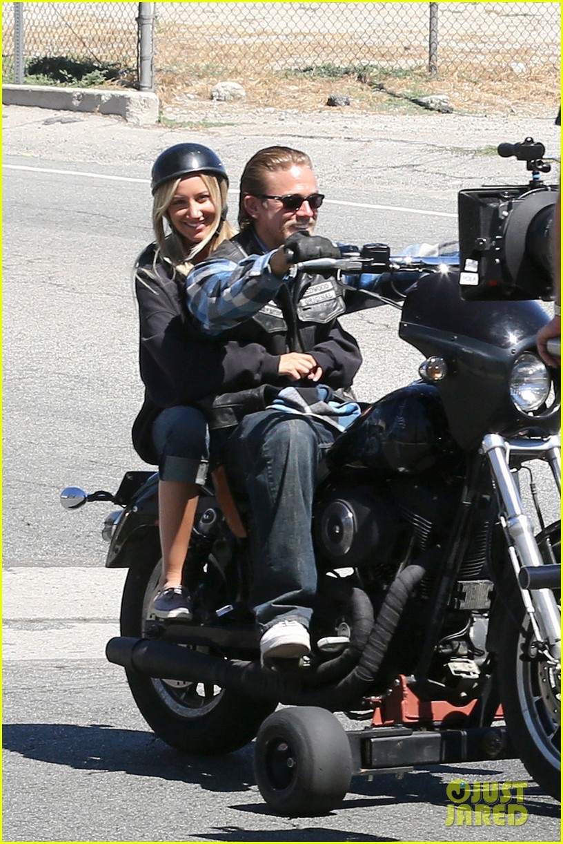 Ashley Tisdale & Charlie Hunnam 'Sons of Anarchy' Set! Photo 2679588 Ashley Tisdale, Charlie