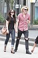 lily collins jamie campbell bower hold hands toronto 07