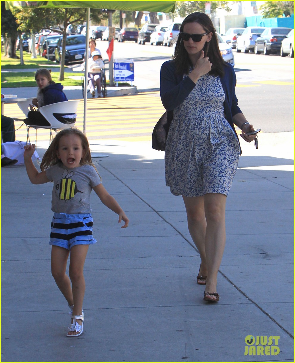 Jennifer Garner & Seraphina Frozen Yogurt Stop! Photo 2684815 Ben