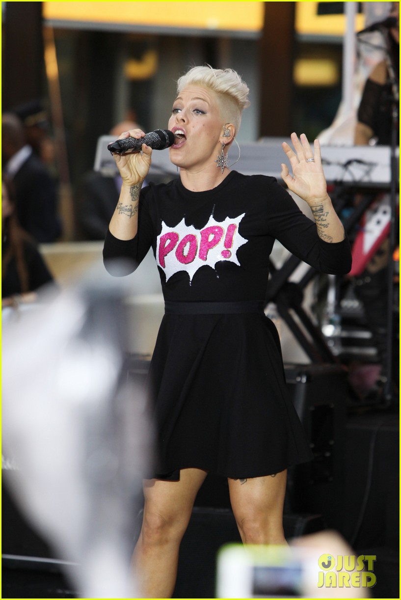 Pink 'Today Show' Performance & Tour Announcement! Photo 2724305