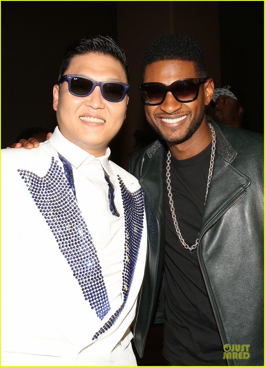 Psy Teaches Usher 'Gangnam Style' Dance at iHeartRadio! Photo 2726092