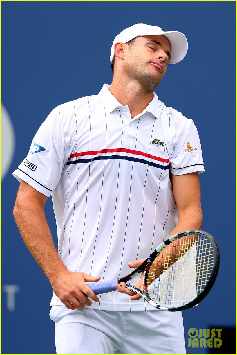 Andy Roddick Plays Final Tennis Match, Brooklyn Decker Cries Photo