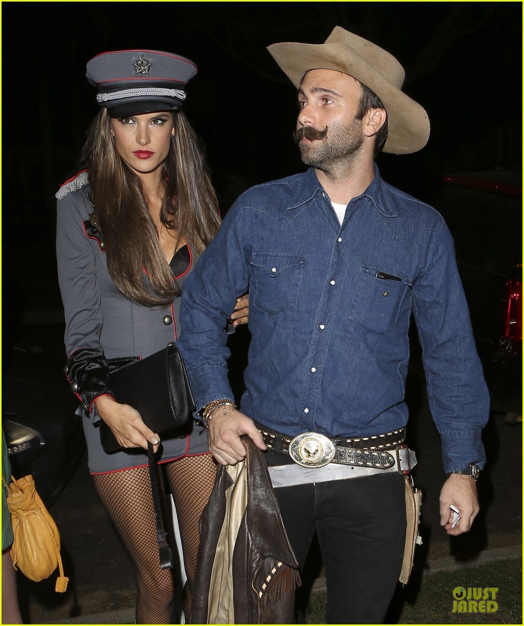 Alessandra Ambrosio & Jamie Mazur: First Halloween Party Together