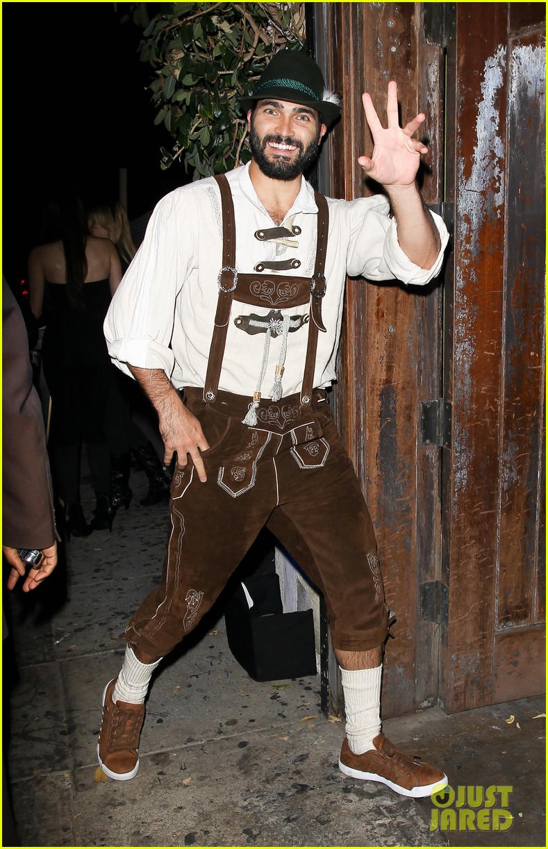 Shenae Grimes & Josh Beech: Matthew Morrison's Halloween Party 2012
