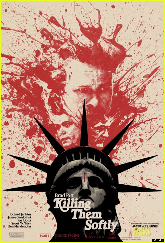 Brad Pitt New 'Killing Them Softly' Posters! Photo 2733144 Brad Pitt, James Gandolfini, Ray