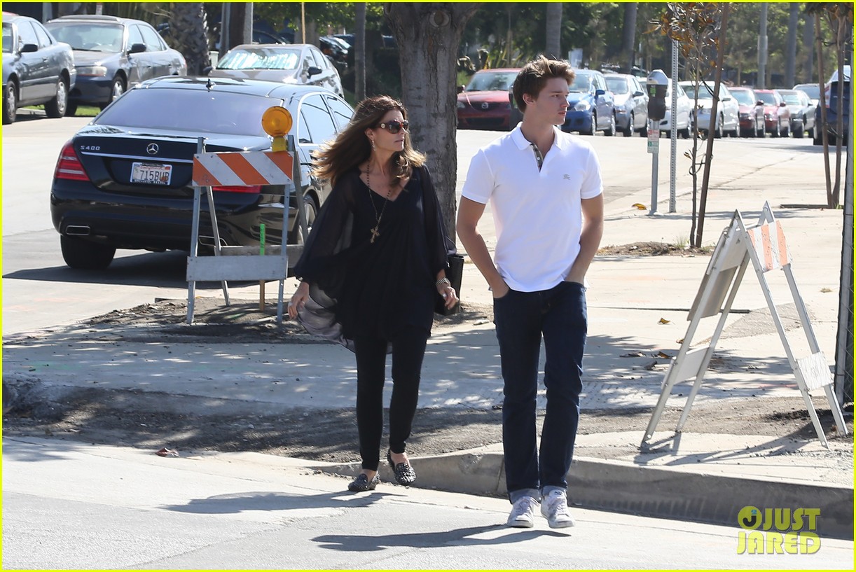 Patrick Schwarzenegger: A Votre Sante Lunch with Mom Maria Shriver
