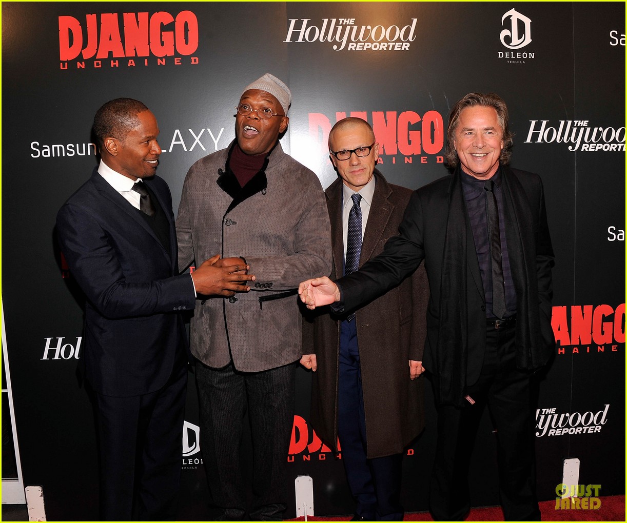 Leonardo DiCaprio & Jamie Foxx 'Django Unchained' Screening! Photo