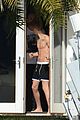 justin bieber shirtless underwear clad in miami 06