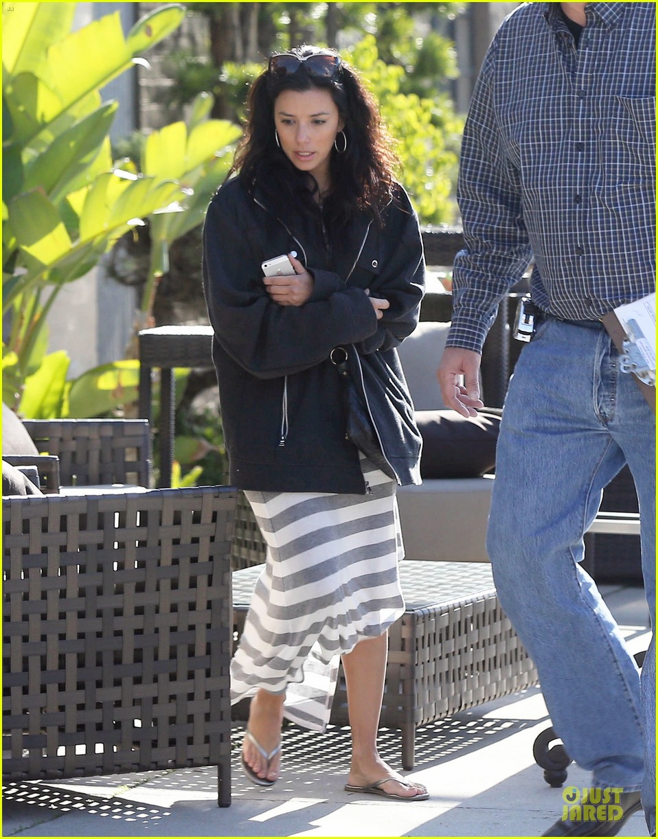 Eva Longoria Red Hot Work Day in Santa Monica! Photo 2786373 Eva