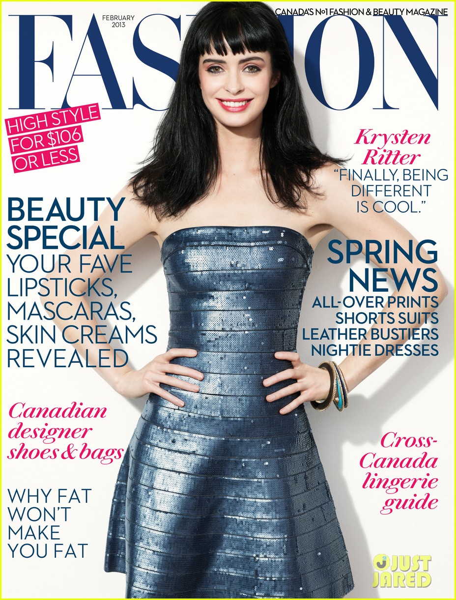 Krysten Ritter Covers 'Fashion' Magazine February 2013: Photo 2792408