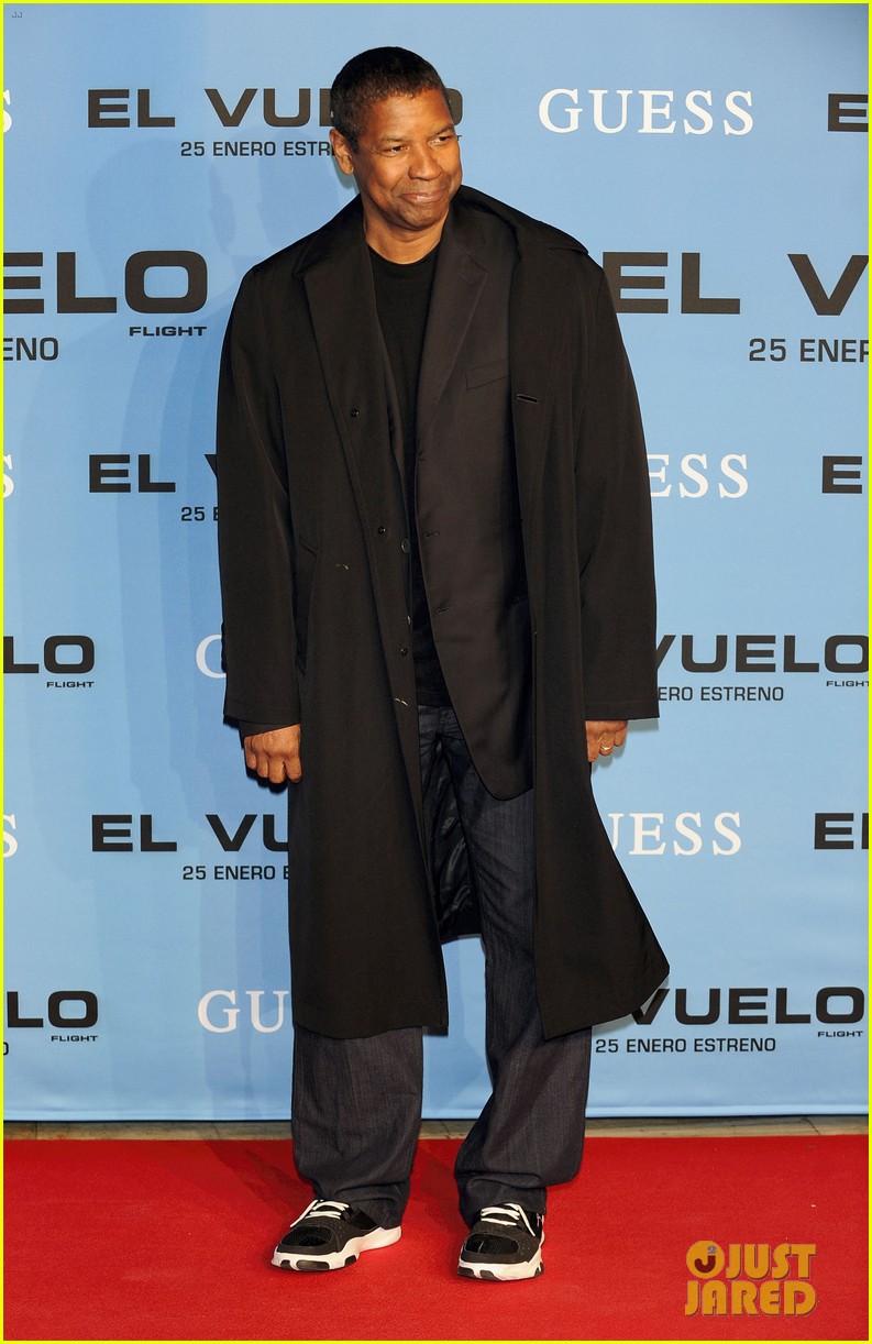 Denzel Washington 'Flight' Madrid Premiere! Photo 2797176 Denzel