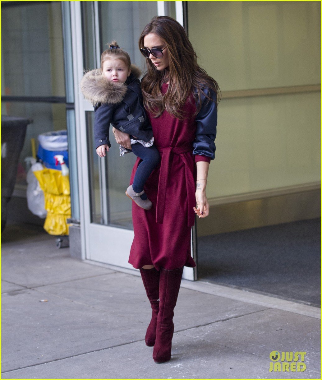 Victoria Beckham & Harper New York City for Fashion Week! Photo