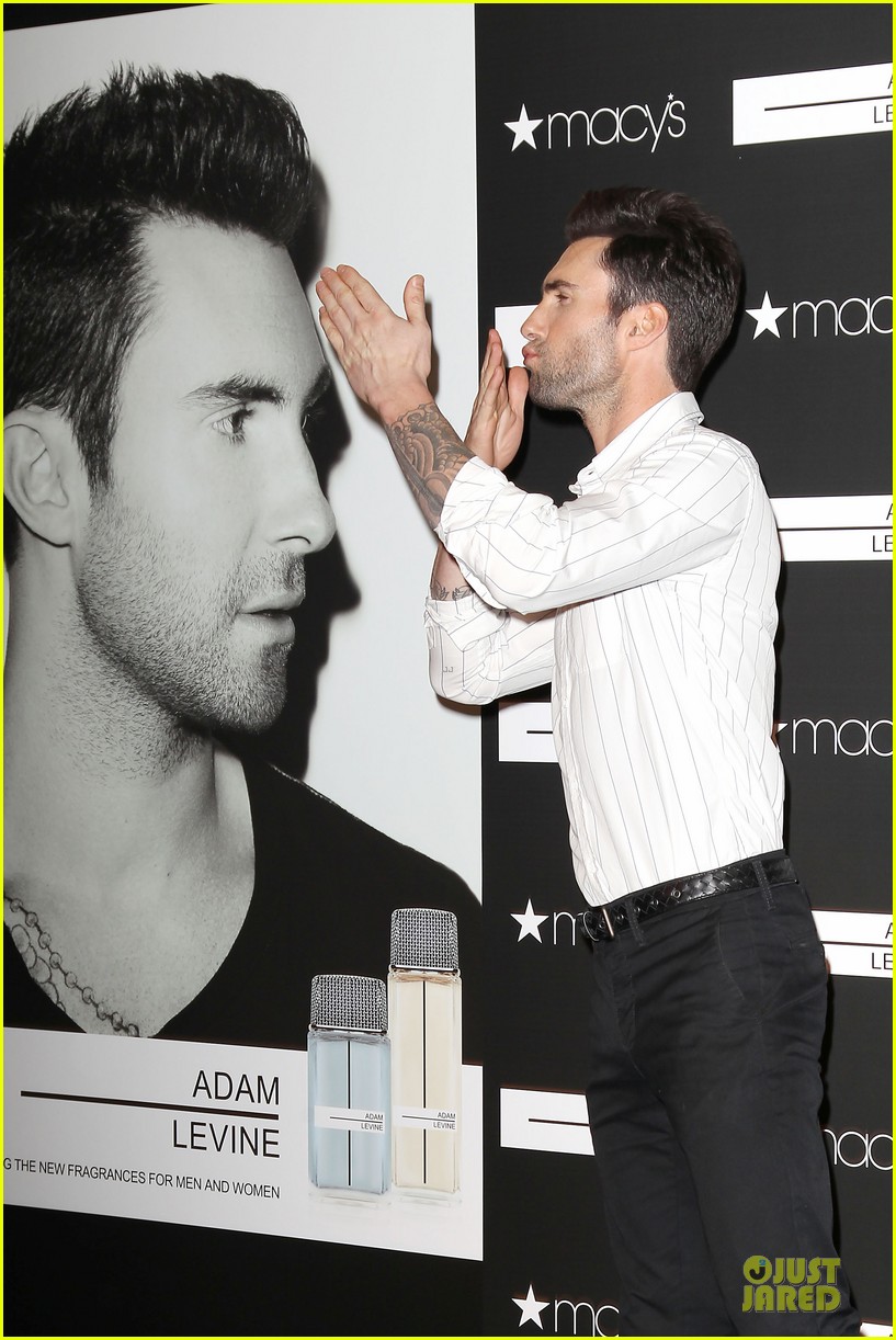 Adam Levine Fragrance Launch in New York City! Photo 2813231 Adam