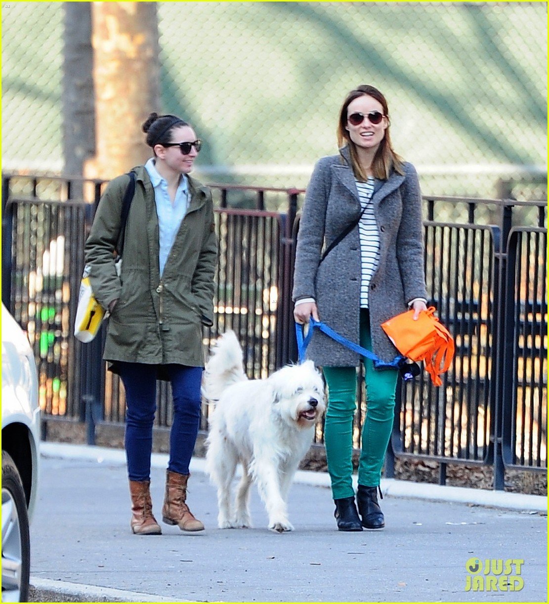 Olivia Wilde & Jason Sudeikis Big Apple Dog Walk Photo 2813852