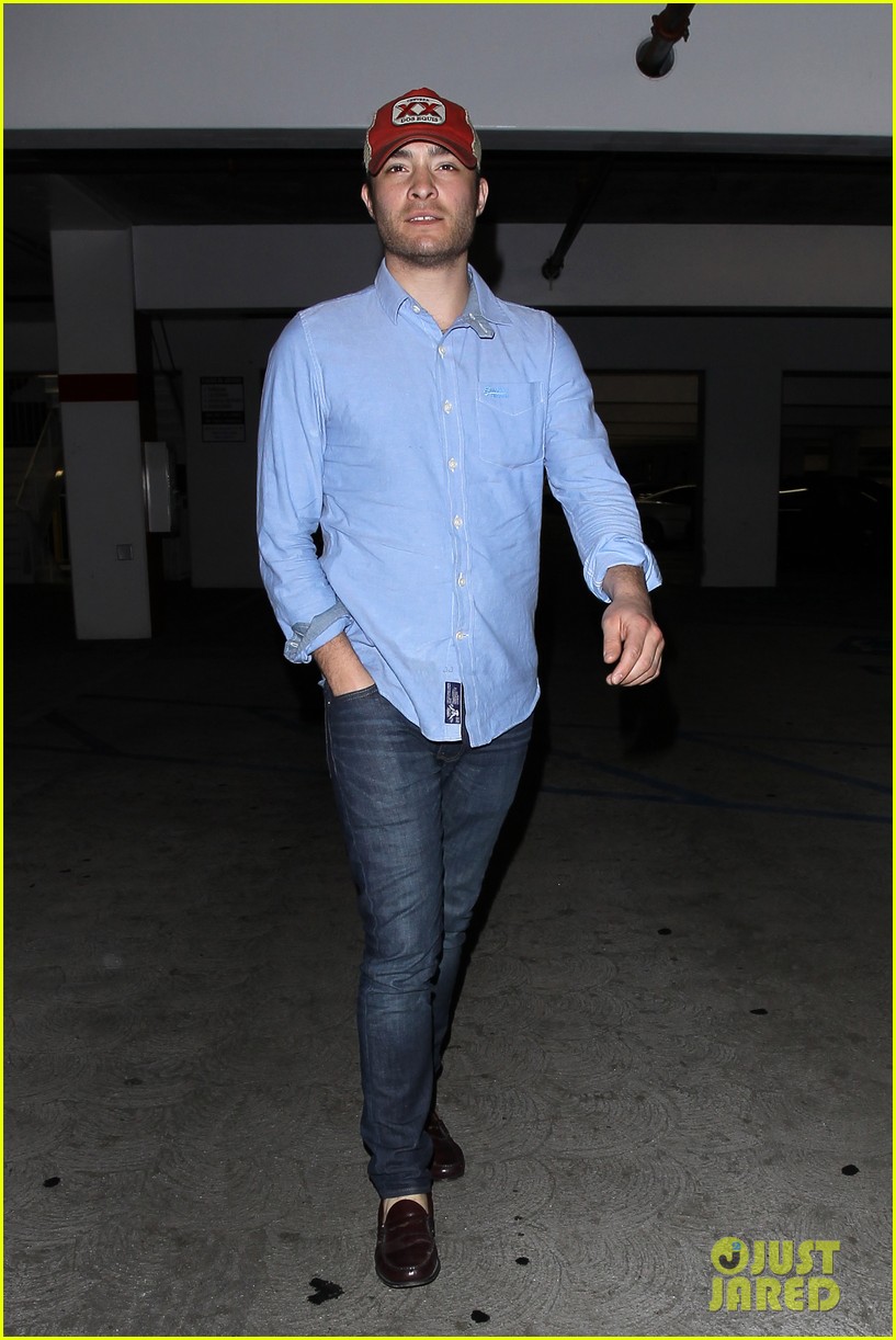 Ed Westwick: Solo Movie Theater Outing!: Photo 2838194 | Ed Westwick