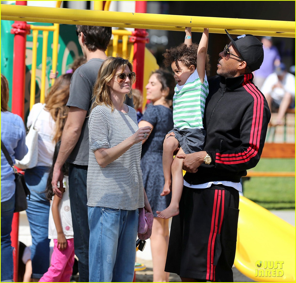 Ellen Pompeo Jimmy Kimmel Wants to Play Meredith Grey's Baby Photo