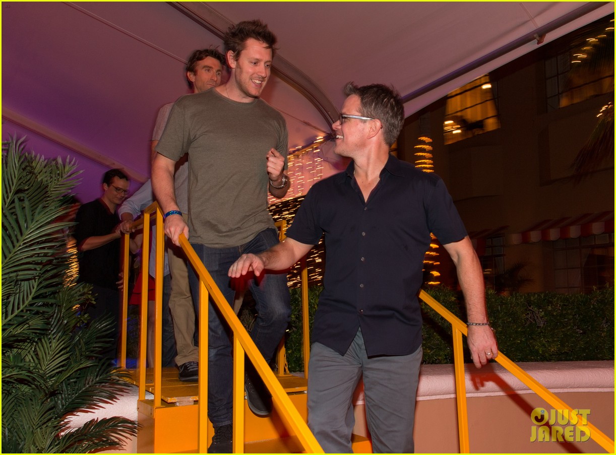 Matt Damon & Sharlto Copley 'Elysium' at Summer of Sony! Photo